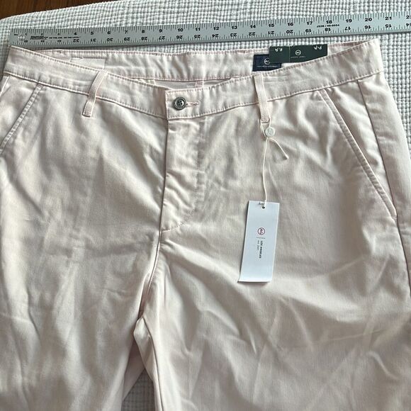 AG Adriano Goldschmied Canyon Shorts Mens Size 40 Pale Pink Chino - Picture 3 of 8